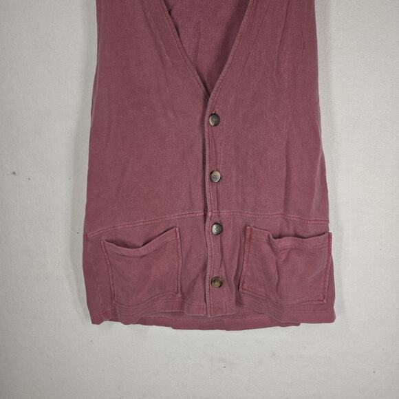 Vintage Chicos Womens Vest Large Pink Pockets Business Workwear Work - Picture 2 of 9